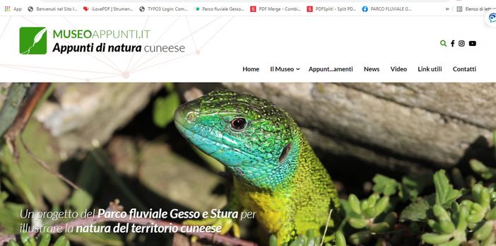 Il sito del parco Il sito del parco