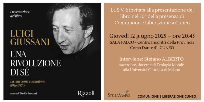 A Cuneo si presenta il libro "Una rivoluzione di sé. La vita come comunione”