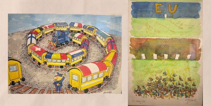 "Dalla Jugoslavia ai Balcani Occidentali", a Boves 80 opere di umorismo grafico raccontano trent'anni di storia europea "Dalla Jugoslavia ai Balcani Occidentali", a Boves 80 opere di umorismo grafico raccontano trent'anni di storia europea