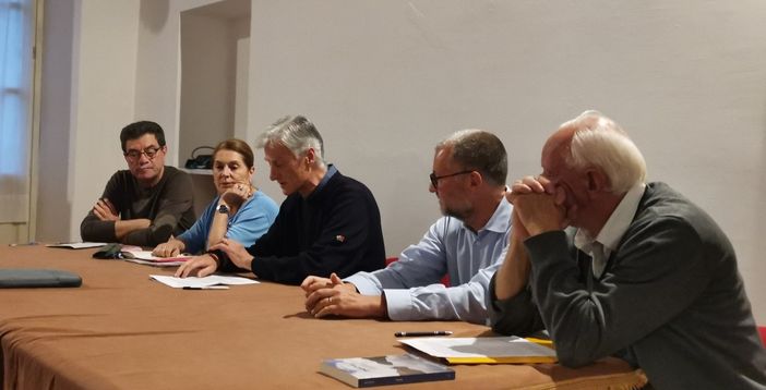 Un momento dell'incontro di Cuneo