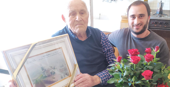 Scagnello festeggia i 100 anni del suo alpino Attilio Badino