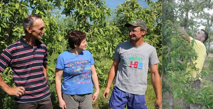Lorenzo Alberti con la moglie Ausilia e i figli Simone e Matteo