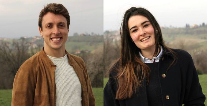 Simone Tomatis (vicesindaco) e Chiara Berola (consigliere)