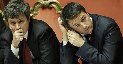 Andrea Orlando e Matteo Renzi
