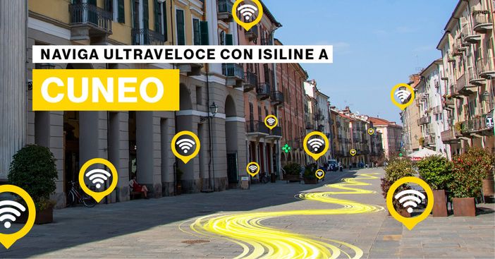 A Cuneo si naviga ultraveloce con la Fibra Ottica di Isiline!