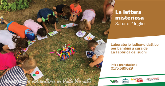 A Busca “La lettera misteriosa”, laboratorio per bambini con La Fabbrica dei Suoni