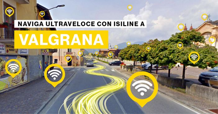 A Valgrana c’è la fibra ottica di Isiline!