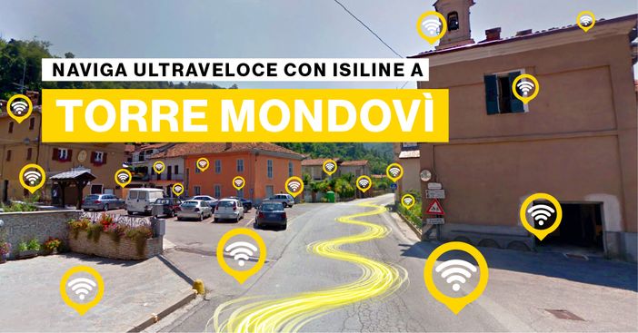 Isiline porta la fibra ottica a Torre Mondovì Isiline porta la fibra ottica a Torre Mondovì