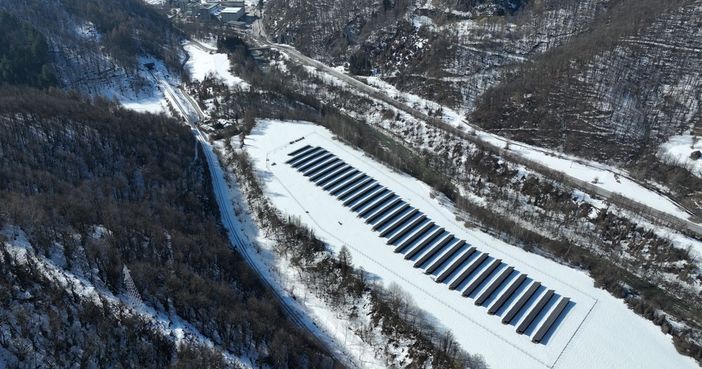 Il parco fotovoltaico di Robilante