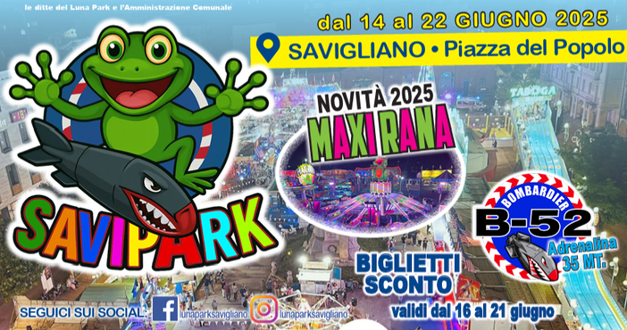 Il Luna Park arriva a Savigliano!