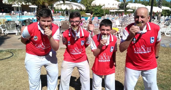 Bocce: trionfo dell’Auxilium Saluzzo al Trofeo Coni Kinder Bocce: trionfo dell’Auxilium Saluzzo al Trofeo Coni Kinder