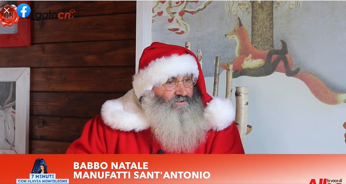 7 Minuti con Flavia Monteleone ha incontrato Babbo Natale! Rivediamo la puntata (Video)