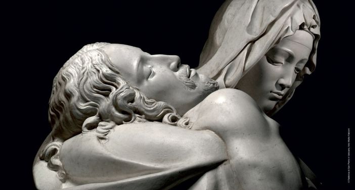 La Pietà di Michelangelo ad Alba: domenica 7 dicembre visita guidata alla mostra del calco storico La Pietà di Michelangelo ad Alba: domenica 7 dicembre visita guidata alla mostra del calco storico