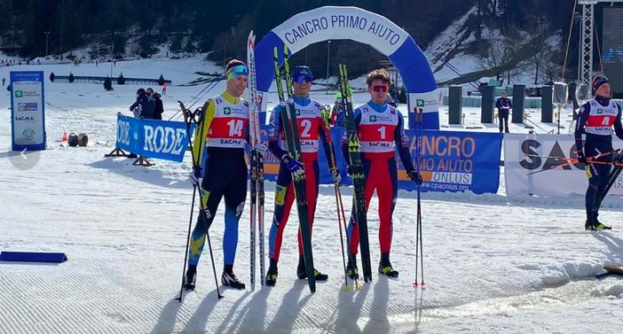 Sci di fondo, Campionati Italiani: oro di Samuele Giraudo nella sprint aspiranti, bronzo per Martino Carollo ed Elisa Gallo Sci di fondo, Campionati Italiani: oro di Samuele Giraudo nella sprint aspiranti, bronzo per Martino Carollo ed Elisa Gallo
