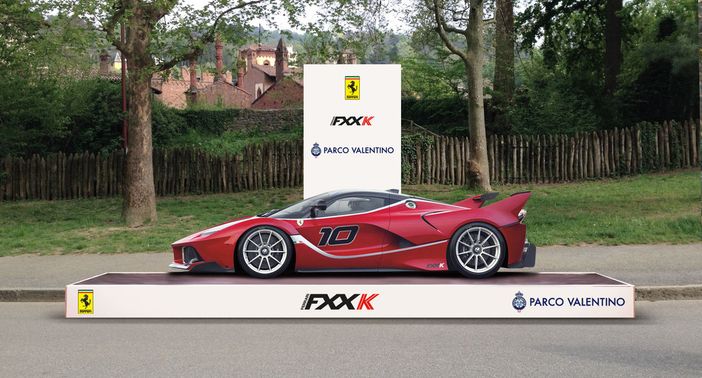 Una delle stupende Ferrari presenti al Valentino Una delle stupende Ferrari presenti al Valentino