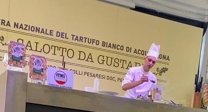Il giovane cuneese Andrea Serale alla finale di Acqualagna per il "Tartufo Award"