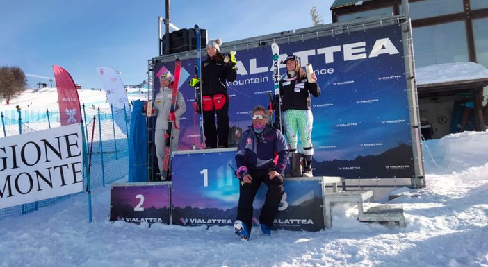 SCI ALPINO / Melissa Astegiano torna alla vittoria nel secondo gigante FIS di Sestriere SCI ALPINO / Melissa Astegiano torna alla vittoria nel secondo gigante FIS di Sestriere