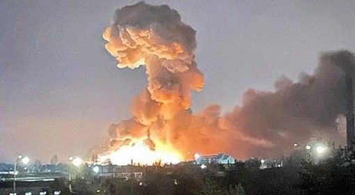 L'immagine simbolo dell'attacco all'Ucraina pubblicata da tutti i media nazionali e internazionali