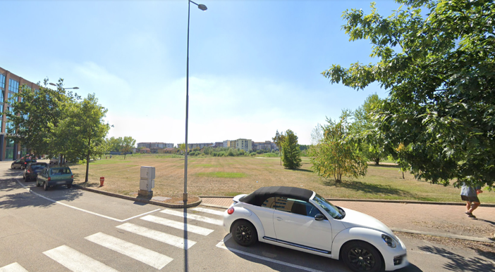 L'area di piazza Arpino sulla quale è destinata a sorgere la nuova sede dell'istituto superiore braidese