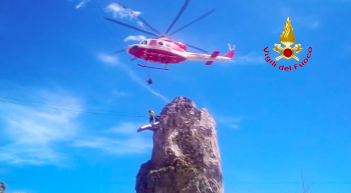 Limone Piemonte, escursionista soccorso sulla via ferrata di "Valletta"