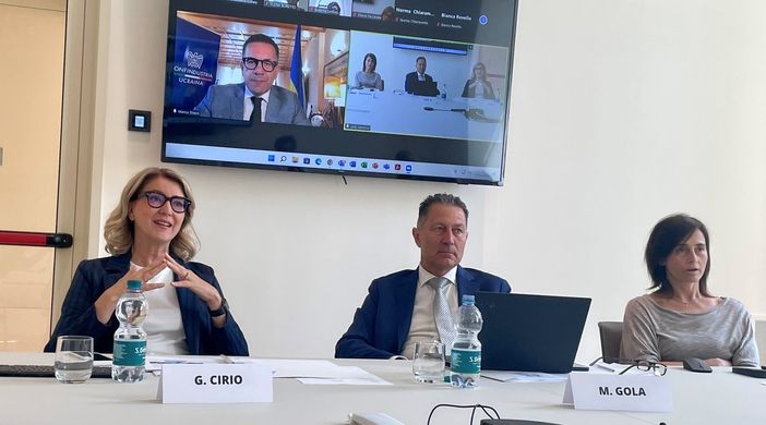 Giuliana Cirio, Mauro Gola ed Elena Angaramo