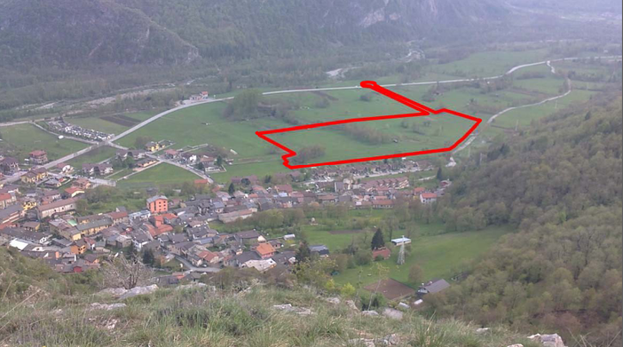 Il luogo in cui dovrebbe sorgere il nuovo centro termale di Valdieri Il luogo in cui dovrebbe sorgere il nuovo centro termale di Valdieri