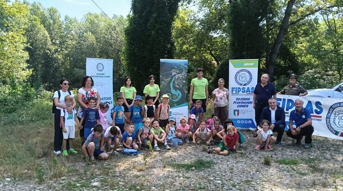 Liberate nella Stura 20mila piccole trote marmorate