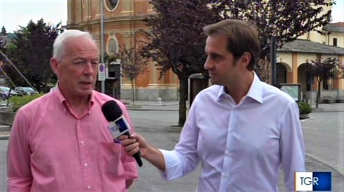 Mario Anselmo intervistato dal giornalista del Tgr di Rai 3