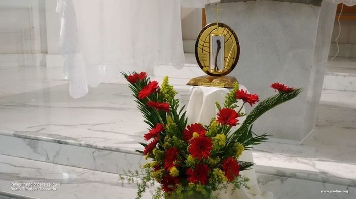 A Narzole arriva l’insigne reliquia del Beato Timoteo Giaccardo, primo sacerdote paolino A Narzole arriva l’insigne reliquia del Beato Timoteo Giaccardo, primo sacerdote paolino
