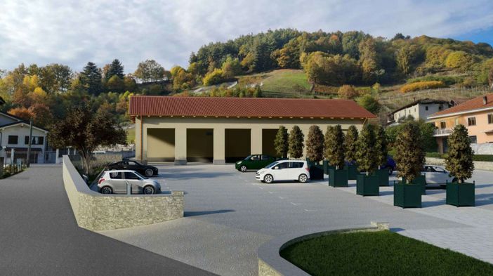 Il render del nuovo "centro di socialità" di Castellar