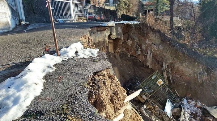 Mondovì, frana di Piazza: progetto da 45mila euro per riaprire via Enzo Tortora
