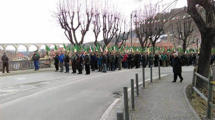 Un momento della commemorazione del 2017 Un momento della commemorazione del 2017