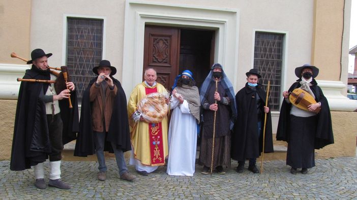 Tradizionale animazione della Sante Messe di Natale nella frazione Bosco di Busca