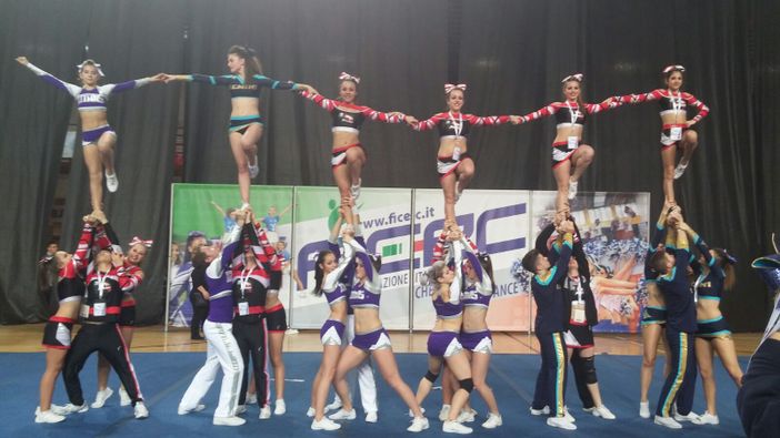 I Titans della Team Cuneo ai Nazionali di Cheerleading a Novara