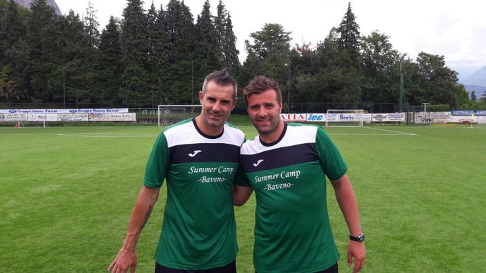 Emiliano Campana con il portiere del Chievo (negli ultimi anni a Palermo) Stefano Sorrentino Emiliano Campana con il portiere del Chievo (negli ultimi anni a Palermo) Stefano Sorrentino