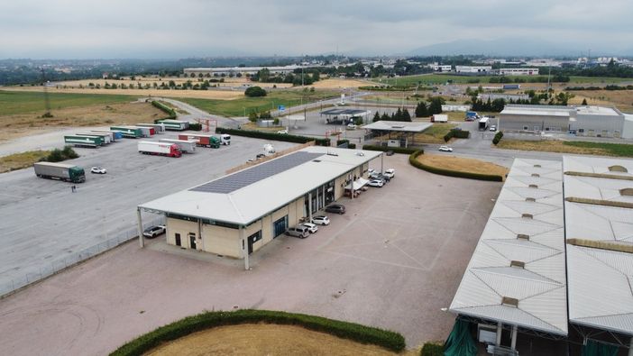 Una veduta aerea dell'area Miac Una veduta aerea dell'area Miac