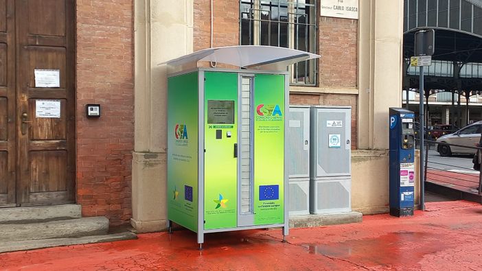 Il distributore a Saluzzo Il distributore a Saluzzo