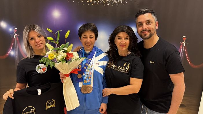 Una bella festa per Sonia dopo il rientro dai Giochi Mondiali Invernali Special Olympics Una bella festa per Sonia dopo il rientro dai Giochi Mondiali Invernali Special Olympics