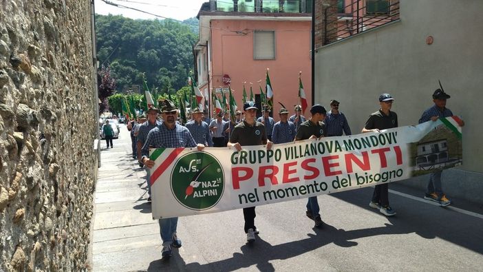 Villanova Mondovì ospita l'adunata annuale degli alpini monregalesi
