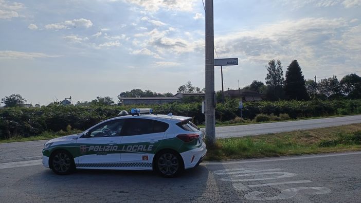 Immagine di repertorio, auto di Polizia Locale Immagine di repertorio, auto di Polizia Locale