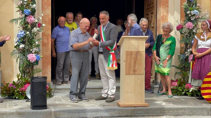 Pasqualino Pasero alla premiazione Torre d’oro 2025