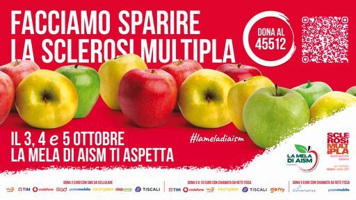 Torna "La Mela di AISM": anche Cuneo si mobilita contro la sclerosi multipla