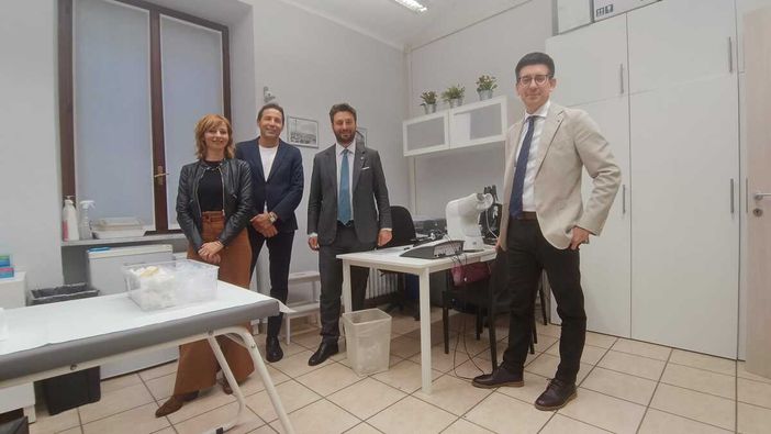 Da sinistra: Daniela Balestra, Mauro Bernardi, Federico Riboldi e Joseph Meineri