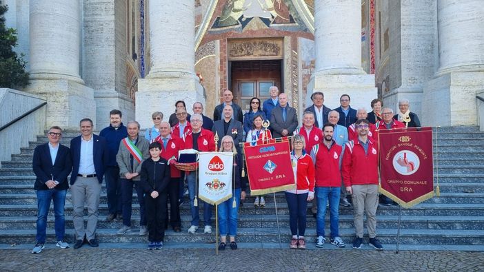 Il Gruppo comunale di Bra della Fidas in festa alla Madonna dei fiori Il Gruppo comunale di Bra della Fidas in festa alla Madonna dei fiori