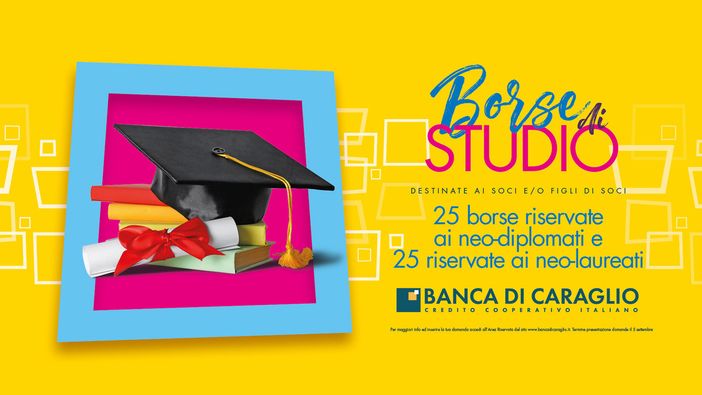 Ritorna l’iniziativa della Banca di Caraglio che mette a disposizione 50 borse di studio per giovani talenti del territorio