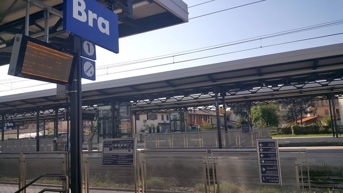 La stazione ferroviaria di Bra