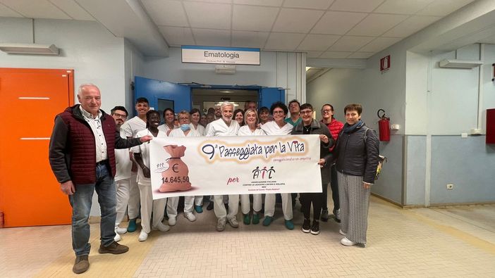 Cuneo, l'AIL dona oltre 14mila euro all'Ematologia del Santa Croce e Carle