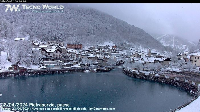 Nevicata a Pietraporzio