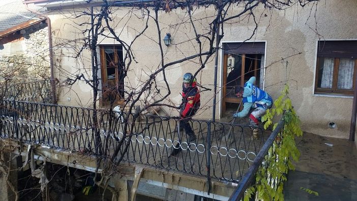 Allerta maltempo: in Val Tanaro anche i membri del Soccorso Alpino e Speleologico Piemontese