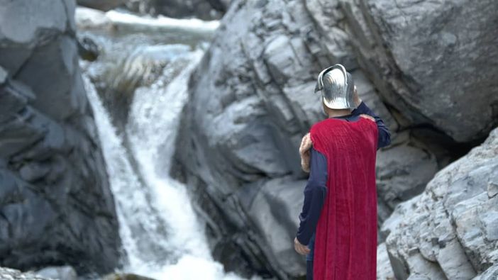 Un momento delle riprese (Foto D'Acqua e di Ferro)